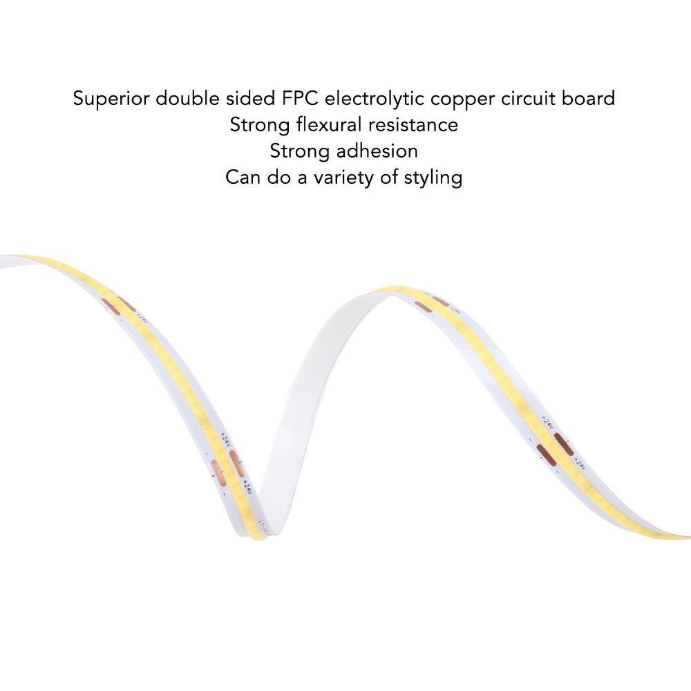 24V LED Tape Light 32.8ft LED Light Strip Bright COB Light Strip  Dressing Mirror