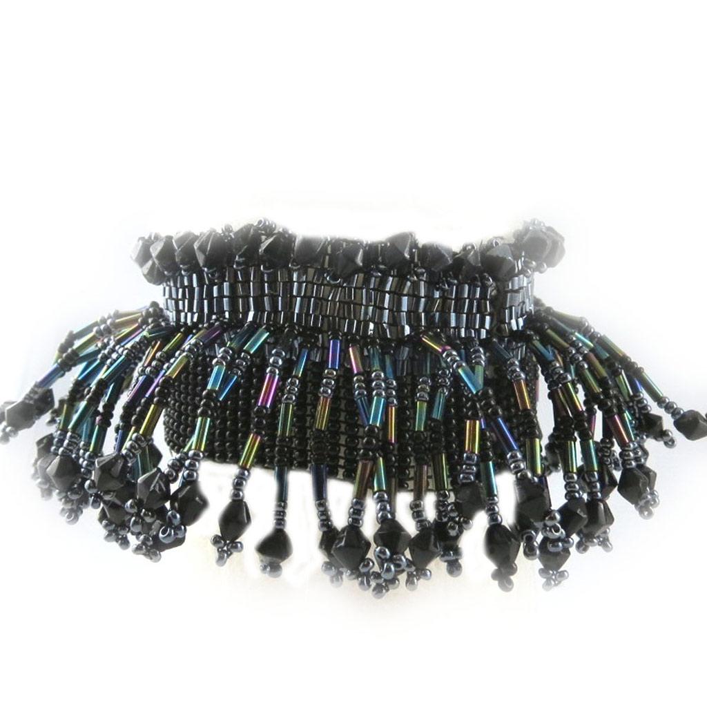 Les Trésors De Lily [B8197] - Bracelet 'Majusteuse' Black