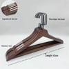 IKNOW Wooden Non-slip Hangers (10 Pack)