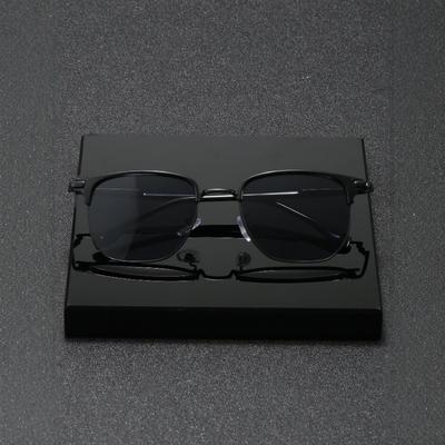 Fashion Metal Sunglasses Men Women Retro Square Sun Glasses Stylish Anti-glare Driving Eyewear UV400 Gafas De Sol