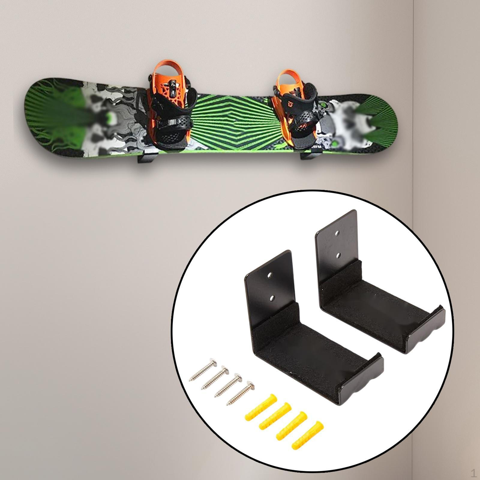 

Стойка для сноуборда, гаражный крючок с винтами, простая установка, переносная вешалка для каяка, скейтборда 9.5cm
