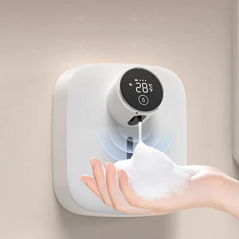 320ml Intelligent induction hand washing machine soap dispenser hotel wall mounted toilet hand washing counter foam hole free