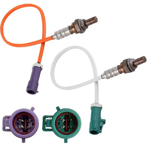 Oxygen Sensor For 2011-19 Ford Fiesta 1.6L L4 2pcs Upstream+Downstream O2 Sensor