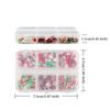 1 Box 3D Christmas Nail Art Charm Parts Polymer Soft Clay Slices Flakes Nails Decoration Parts for Winter Manicure Designs