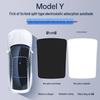 Tesla Model Y & 3 Sunroof Suede Sunshade: Electrostatic Adsorption Sun Protection & Heat Insulation