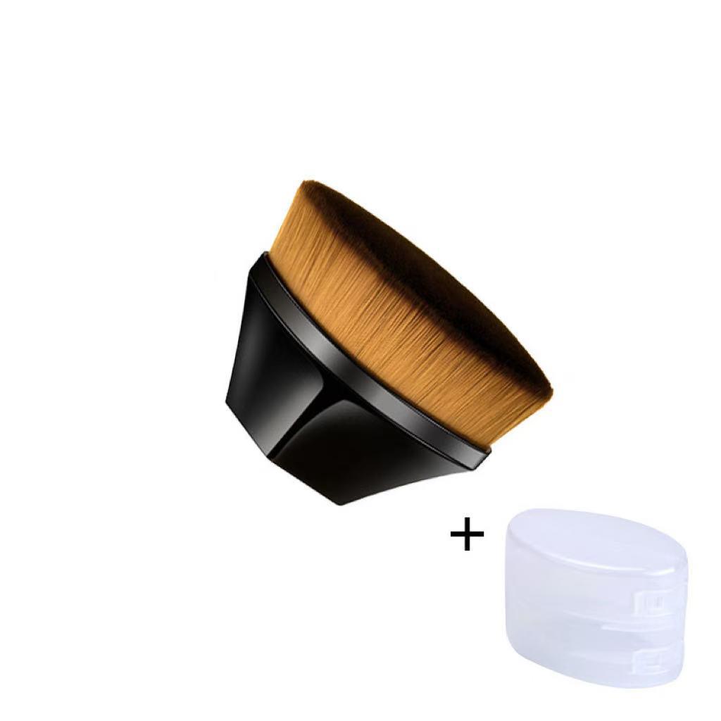 Magic Foundation Brush Set: No. 55 Seamless Petal Design, Non-Absorbent, Portable Makeup Brushes for Flawless Application