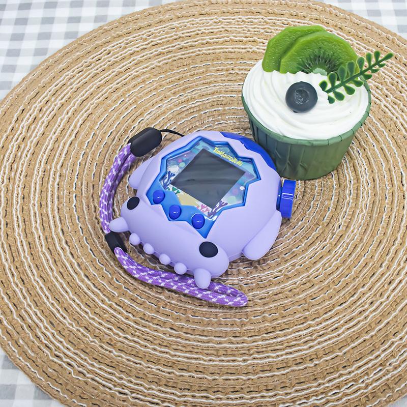 Cute Squid Silicone Protective Case For Tamagotchi Paradise Dustproof Shell Anti Fall Electronic Pet Equipment Protective Cover