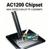 KEBIDUMEI Adattatore Wireless WiFi 5 AC1200 PCI-E BT4.1 Dual Band 2.4G/5GHz 802.11AC Scheda di Rete PC Desktop Per Windows 7/10/11