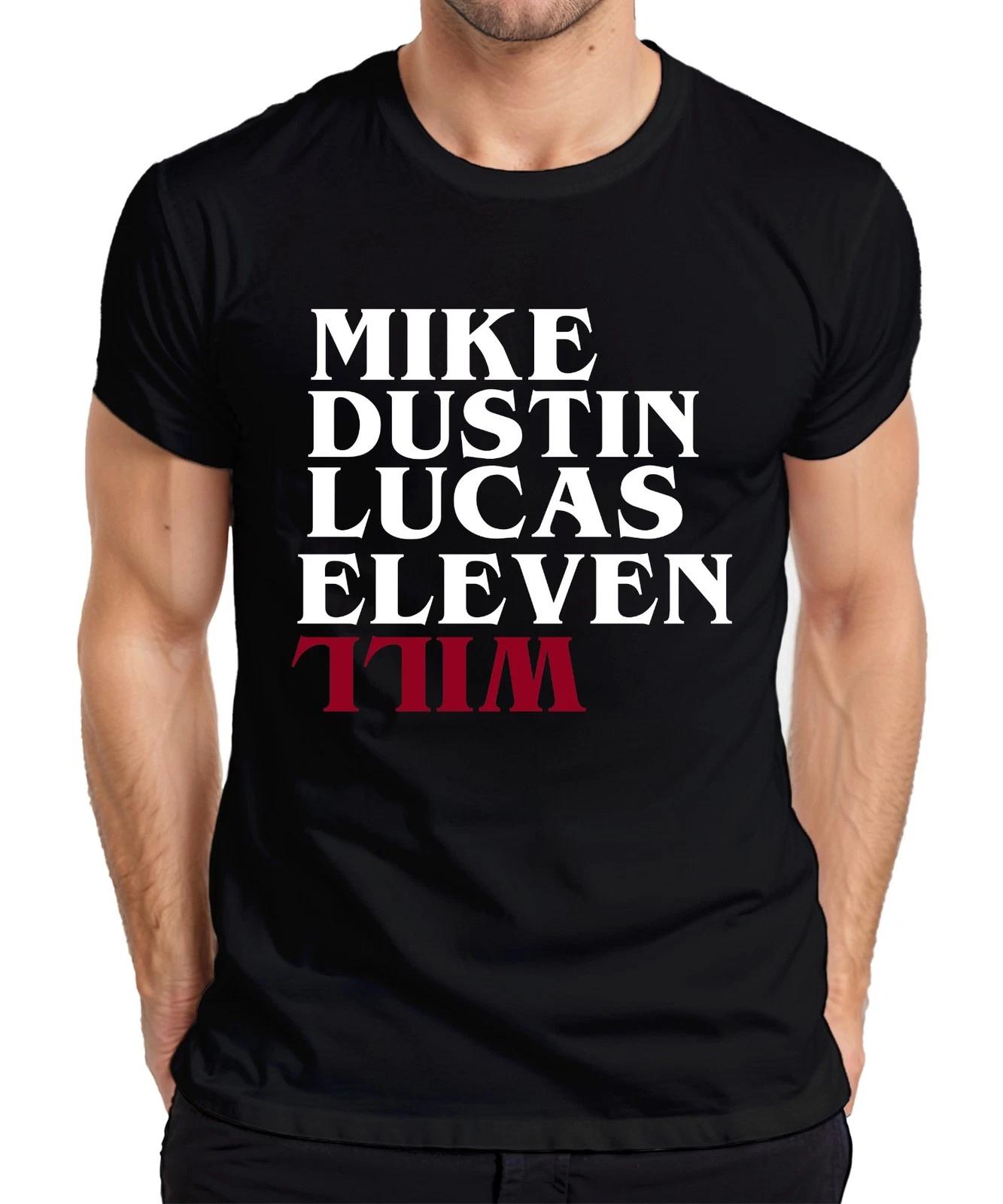 Eleven Mike Dustin Lucas Tim Serie Fan Geschenk Retro Herren T-Shirt M