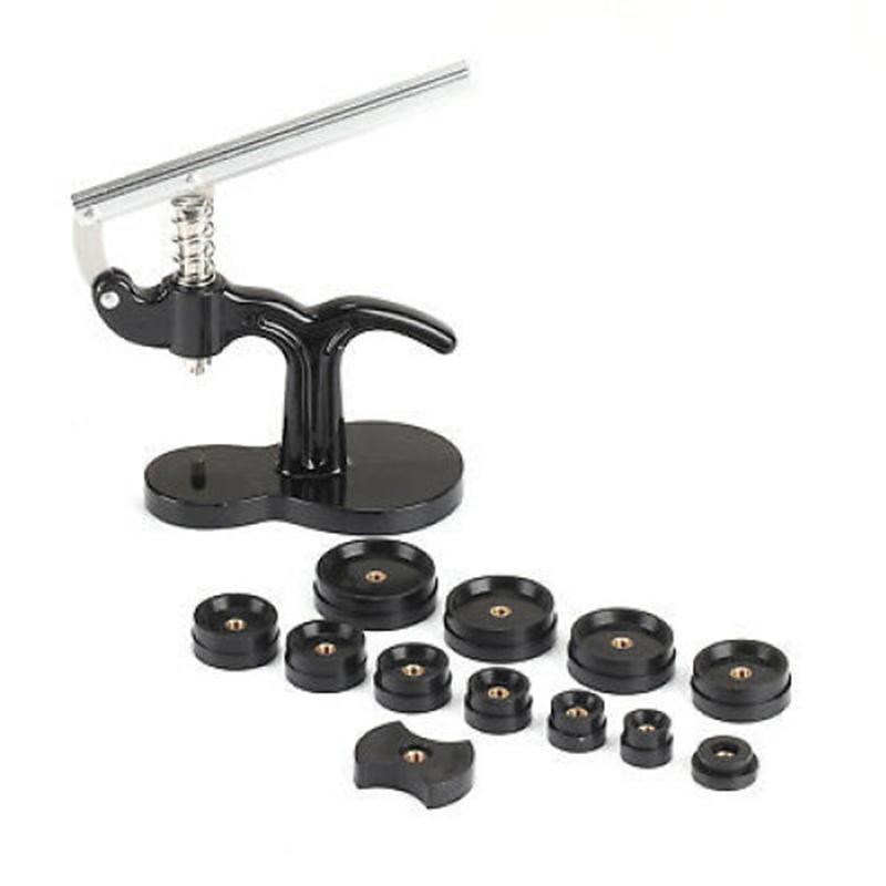 

Часы 13 шт. Открыватель задней крышки Пресс Закрытие кристаллического стекла Инструмент для установки Ремонт