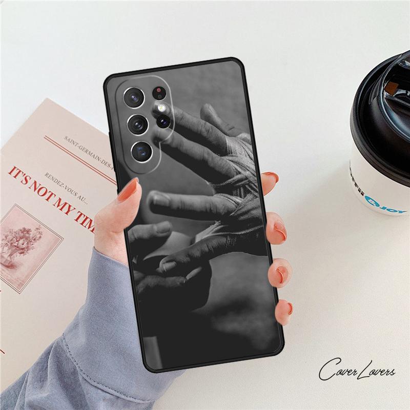 Muay Thai Kickboxing Fight Phone Case For Samsung Galaxy S24 S25 S23 S22 Ultra Note 10 20 Plus S20 S21 FE Cover