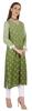 Bimba Printed  Designer  Kurta  For Womens Straight Kurti V-Neck Ethnic  Traditional  Wear - Cotton