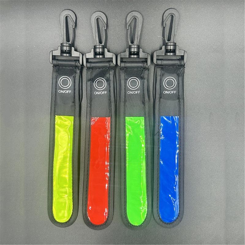 LED Strips Lights Night Reflective Safety Strap LED Reflective Belt LED Hood Light LED Reflective Bag Hanging Ornaments