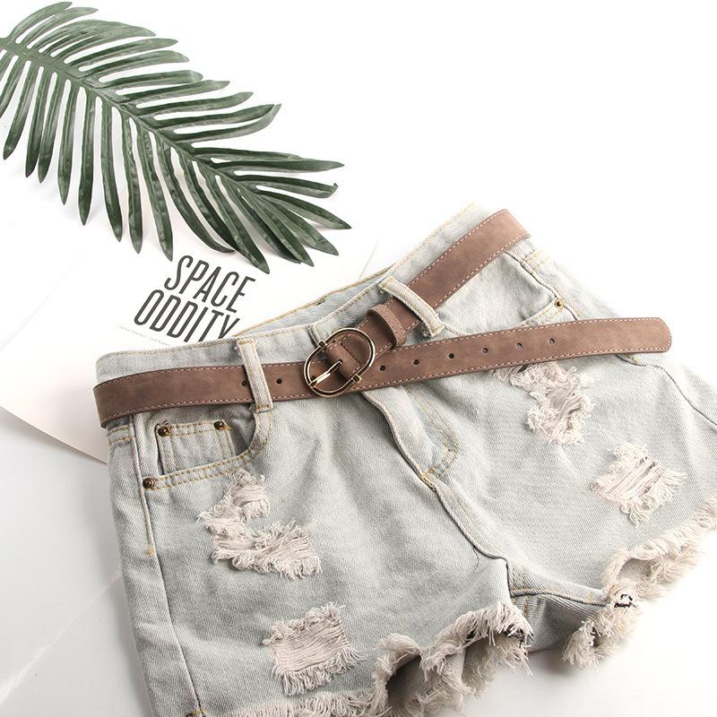 Female Belt, Alloy Pin Buckle, Soft and Comfortable Jeans Belt, Girls' Clothing Matching Belt