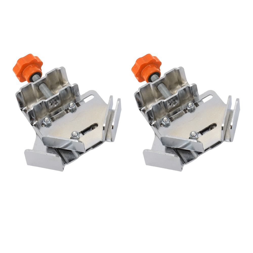 2pcs Open Style Corner Clamp Adjustable Miter Joint Clamp Durable Right Angle Clamp Metal Pipe