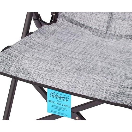 Coleman Lay Chair Mesh Reclining Folding High Back