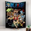 One Piece All Crew Poster Tapestry Wall Hanging, Straw Hat Pirates Group Art, Anime Wall Decor for Bedroom Living Room Dorm