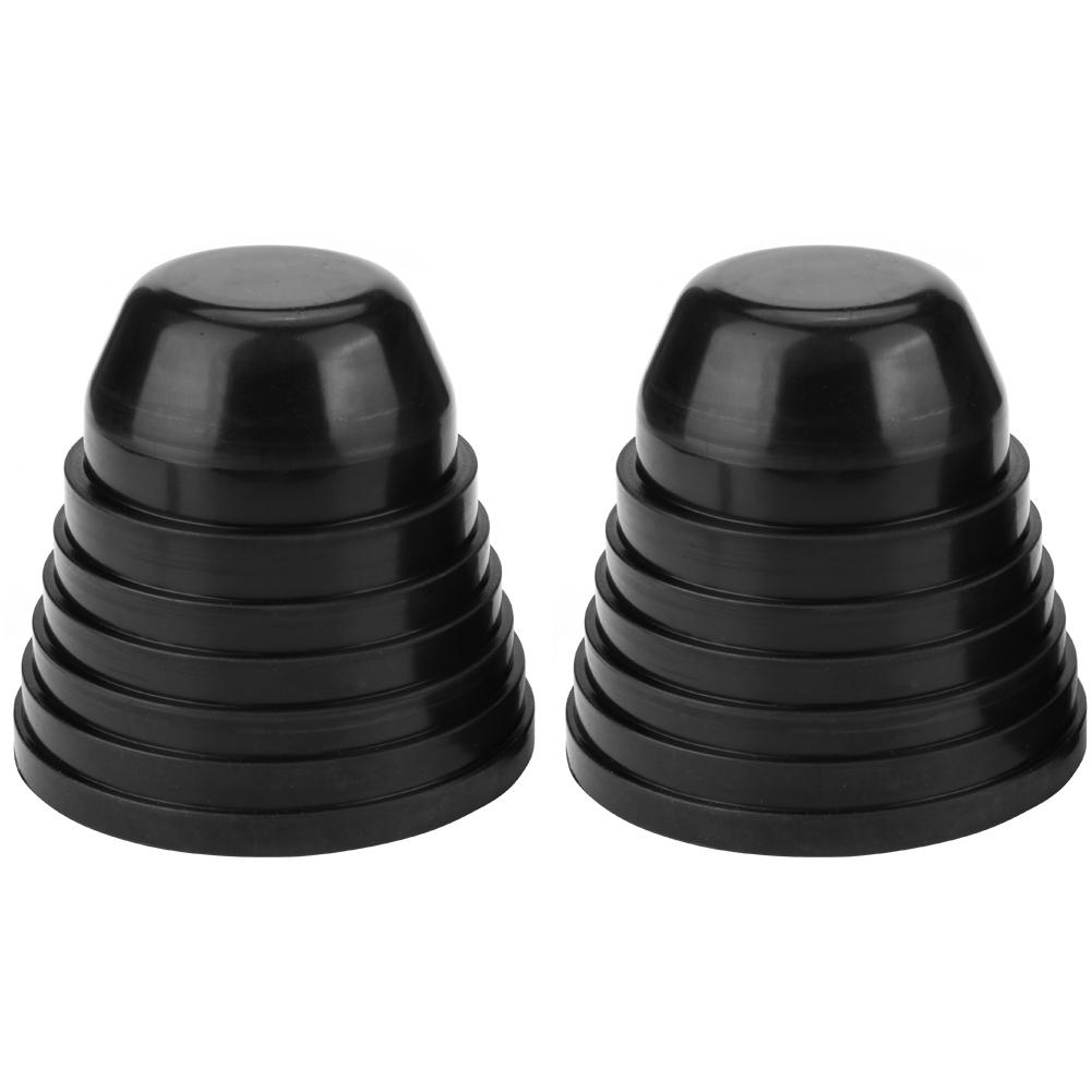 2 stk 95mm Bil LED Pære Hovedlykt Gummi Vanntett Støvtett Forseglingsdeksel