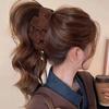 Elegant Autumn Winter Bow Banana Clip Korean Multi Layer Bowknot Hair Clip Suede Girls Hairpin Ponytail Barrettes Headwear