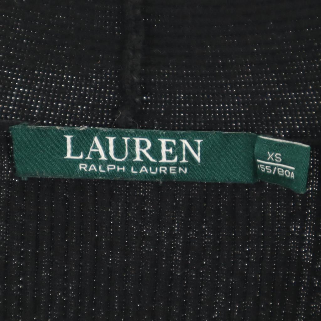 LAUREN RALPH LAUREN Long sleeve Long Rib knit cardigan XS black Women Used