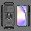 Für Samsung Galaxy A54 5G Hülle Für Samsung A14 A24 A34 A54 Hülle Linsenschieber Fenster Armor Stoßfest Halter Magnetischer Bumper
