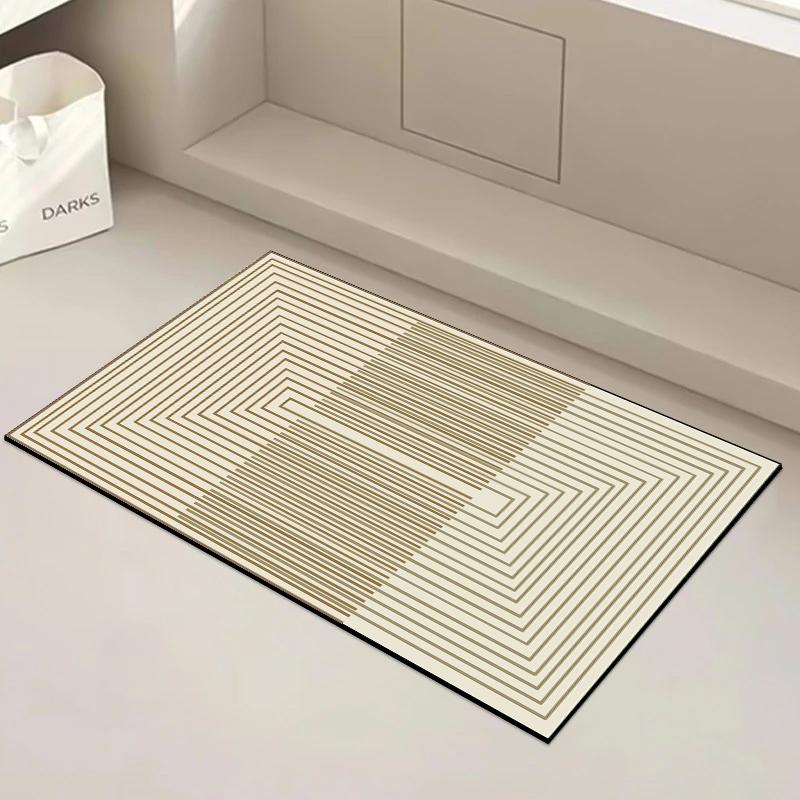 

Кухонный коврик длинный диатомитовый утолщенный кухонный ковер мягкие моющиеся ковры противоскользящий коврик для ванной прихожей коврики для сушки пола 40x60cm