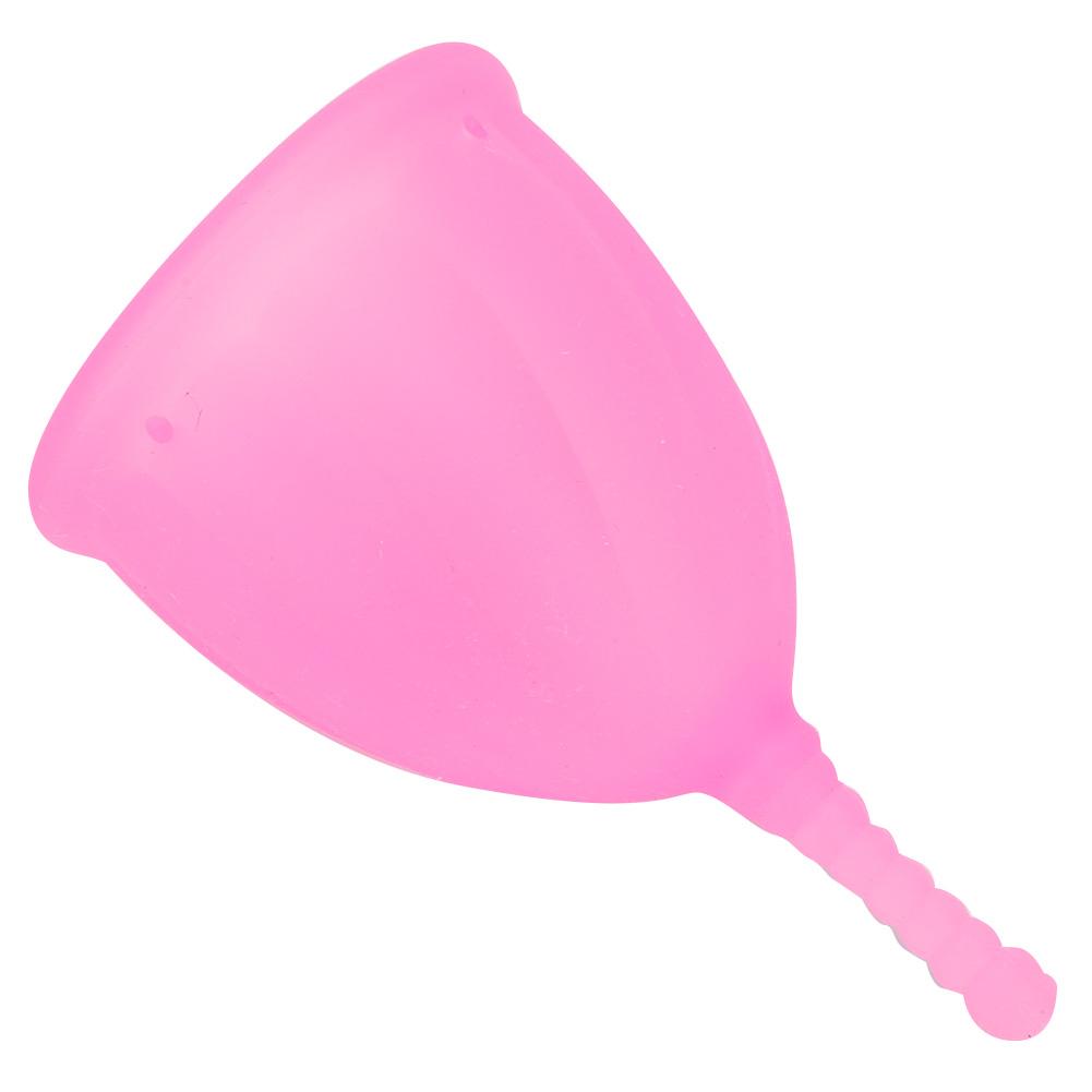 

Силиконовая менструальная чаша многоразовая женская гигиеническая чаша коллектор средство для ухода за телом розовая L