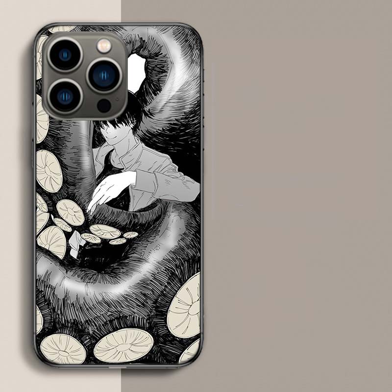 Chainsaw Man Yoshida Phone Case For Iphone 17 Air 15 Pro 14 Plus 16 Pro Max 17E 16E 12 13 Mini 11 Cover Cute Fundas