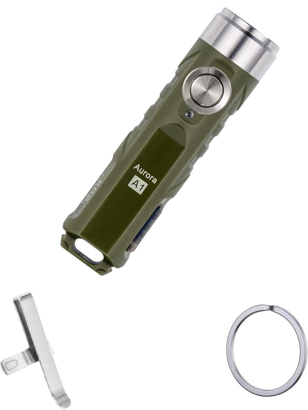 

RovyVon Aurora A1 G4 EDC Мини Супер Яркий До 650 5 Идеальный Выбор для Повседневного Использования и Активного Отдыха Фонарик, Размер, Люмены, Режимы, Перезаряжаемый через USB-C, зелёный