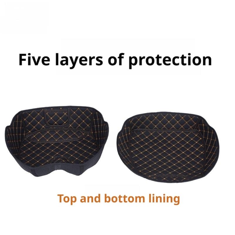 Quilted PVC Tail Box Liner, Black Trunk Inner Pad for GTS300 Commute Storage, Short Trip Carry, and Clean Contact Area