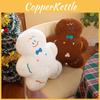 Plush Gingerbread Man Toy Stuffed Doll Christmas Decorations Cushion 45cm Gifts