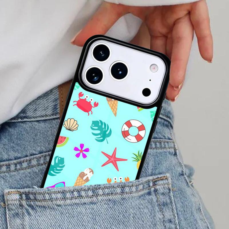Love Summer Phone Case for iPhone 17ProMax 12 13 14 15 16e 17 Pro Max Plus Air Cover