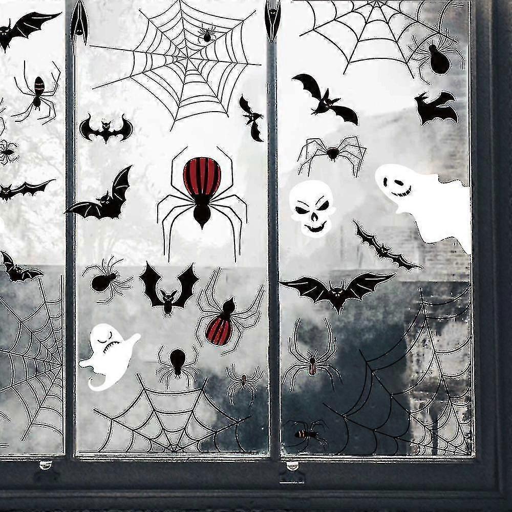 Christmas Window Clings, Christmas Haunted House Party Supplies