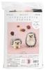 Hamanaka Wool Felting Needle Felted Hedgehog Kit, Animals, H441-549