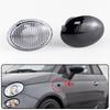 2PCS No Bulbs Car Fender Side Marker Light Housing Shells For FIAT 500 500C 500L ABARTH 500 595 695 Ford KA Lancia Lybra Ypsilon