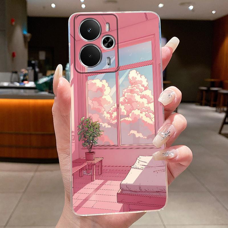 Hülle Für Realme 14 5G 14T 2025 Handyhülle Luxus Drache Niedlich Cool Jungen Mädchen Weiche Abdeckung Realme14 Realme14T Transparente Hüllen