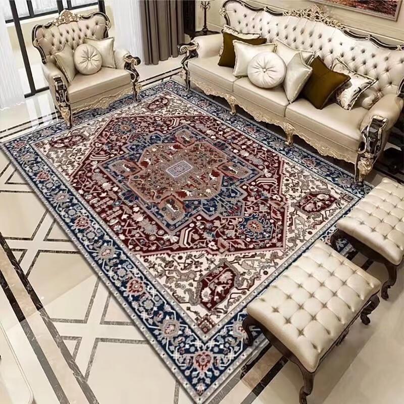 

Visionary Ethnic Style Crystal Velvet Area Rug
