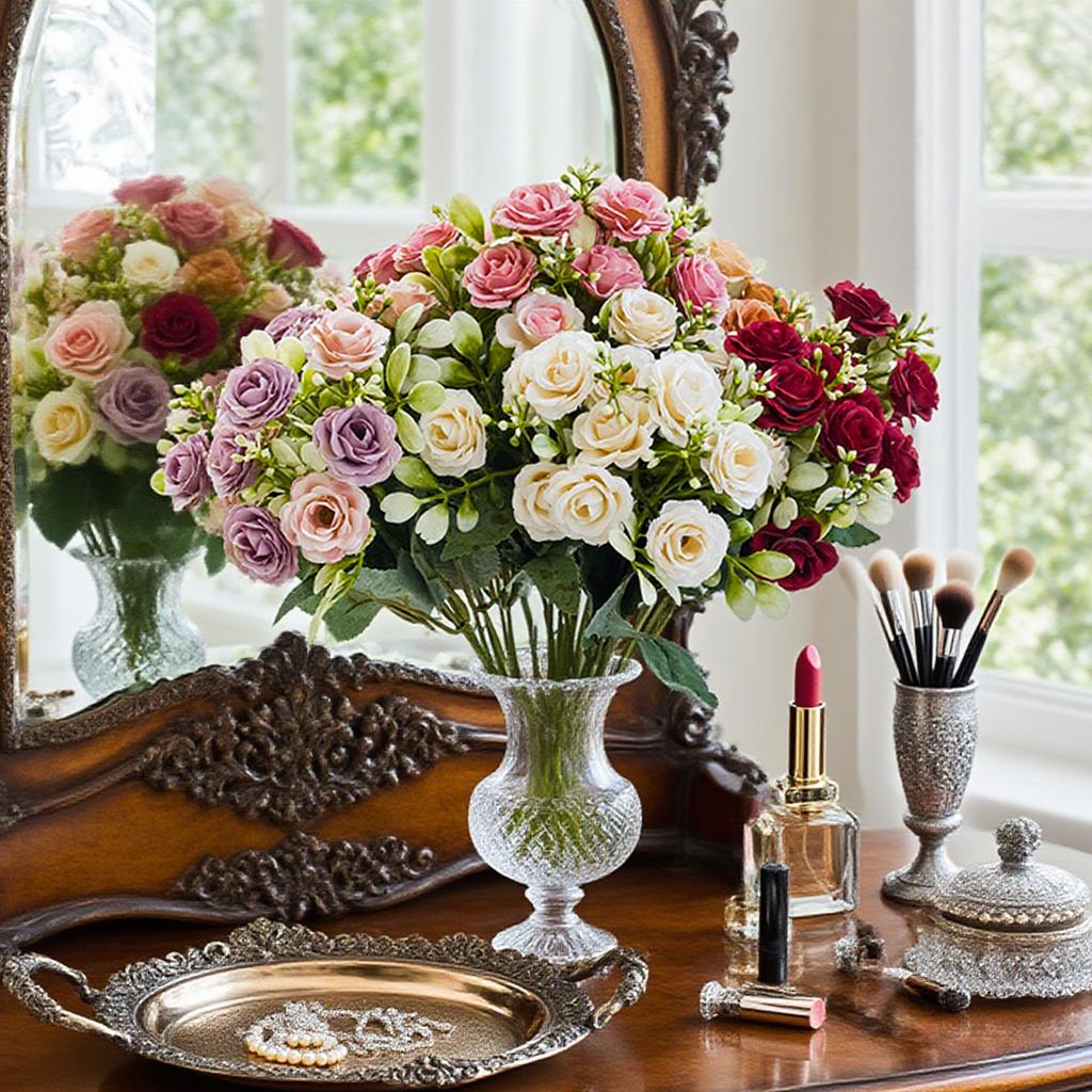 1/5pcs Artificial Flowers Silk Roses Wedding Bridal Bouquet Home Room Table Outdoor Garden Scrapbook DIY Gift Decoration Hotsale