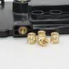 Messing Heißschmelz-Einsatzmuttern Kit M2 M2.5 M3 M4 M5 M6 Gewinde-Einbettung Kupfermutter Presspassung für 3D-Drucker Kunststoffgehäuse