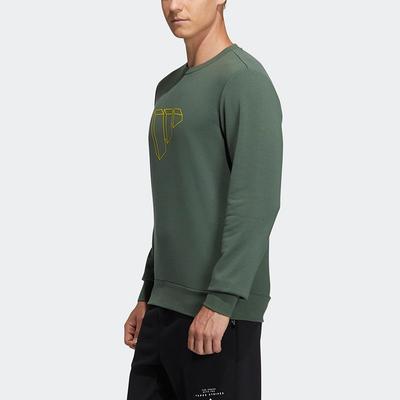 Sweatshirts Men's Green Crew Neck Moderate Regular GP1003