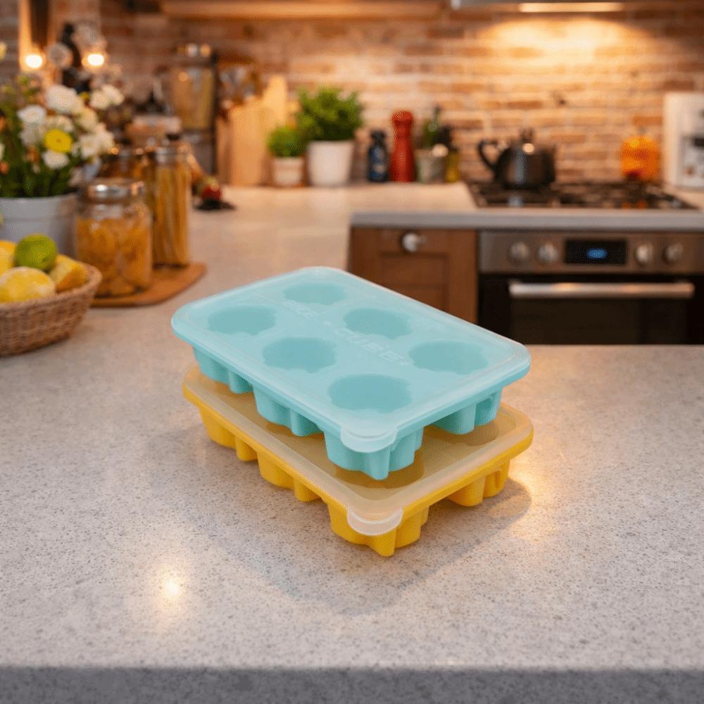 Food Grade Ice Ball Mold Flexible Rabbit Ice Cube Tray 3D Shape Animal Ice Cube  for Freezer