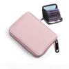 Portafoglio Portatessere da Uomo con Zip in Pelle PU a Fisarmonica Custodia per Carte di Credito Grande Capacità Portamonete con Blocco RFID con 14 Slot per Carte