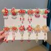 Ancient Style Flower Tassel Hanfu Hair Clips for Women and Girls - Princess Double Clips