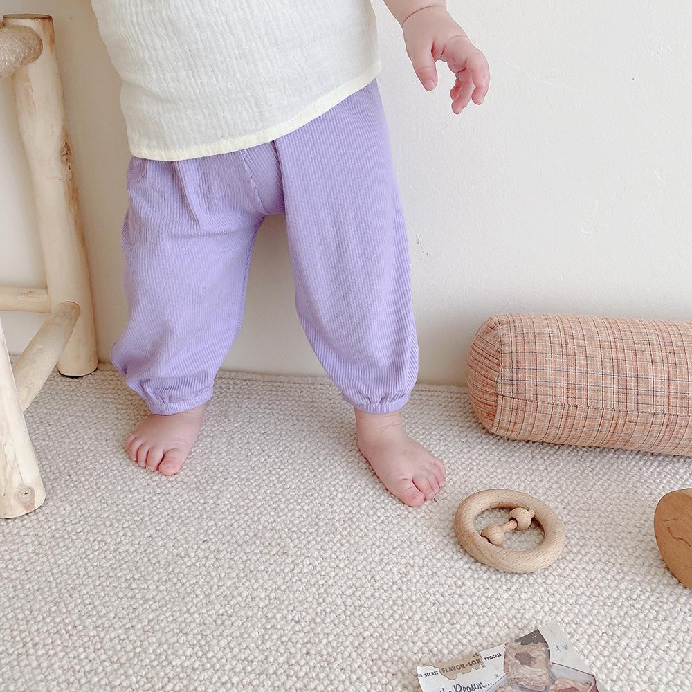 Letní kojenecké modální kalhoty: Tenké, vzdušné ležérní kalhoty pro chlapce a dívky (0-2 roky)