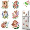 6pcs Acrylic DIY Animals Diamond Painting Magnets DIY Art Fridge Magnet Refrigerator Sticker Refrigerator Diamond Art Magnets