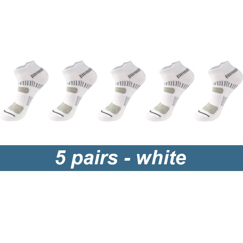 10 párov vysokokvalitné pánske členkové ponožky Bavlna Atletické Polstrované Priedušné Neformálne Športové ponožky Nové Pánske krátke ponožky Veľkosť38-46