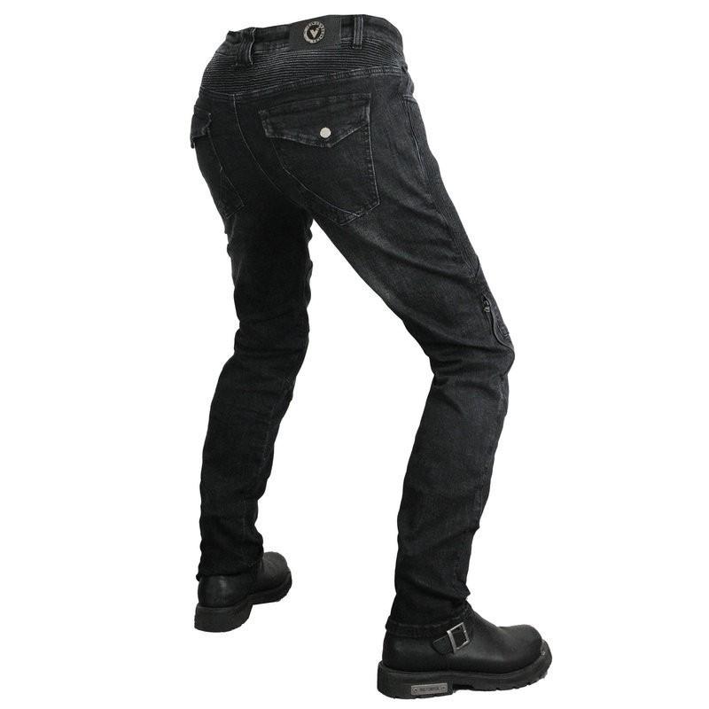Motorcycle Riding Pants Men Kevlar Reinforced Anti-Tear Biker Jeans With Silicone Padding Fall Season