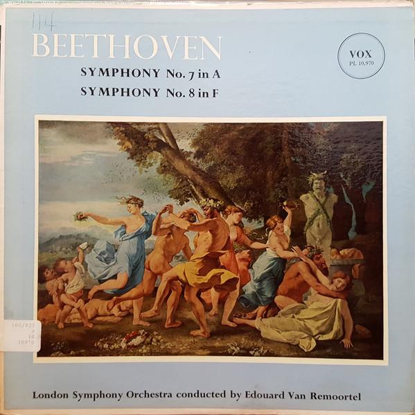 LP Record BEETHOVEN  LONDON SYMPHONY ORCHEST  Symphony No. 7 In A  Symphony No.  PL10970 VOX US Classical Used