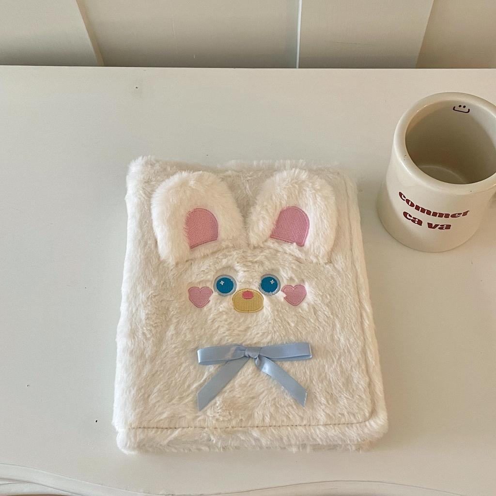 Puppy and Cat Plush Card Book Four-panel Polaroid Album Aizou Album Small Card Star Catcher Storage Book
