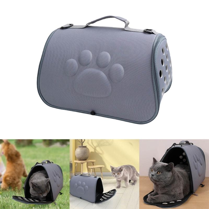 Cat-in-bag Comfort Carrier for Puppies Carry Bag Outdoor Travel Shoulder Carrier Foldable Travel Safe Handle